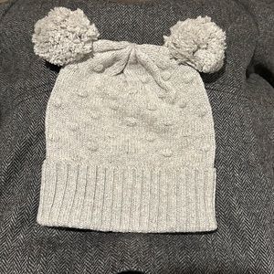 J. Crew Crewcuts Double Pom Bobble hat. Size L-XL.